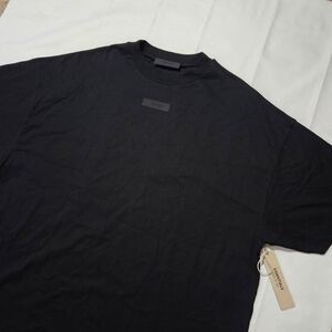 NWT Fear Of God ESSENTIALS‎ Oversized Tshirt Sz L Black Stretch Limo